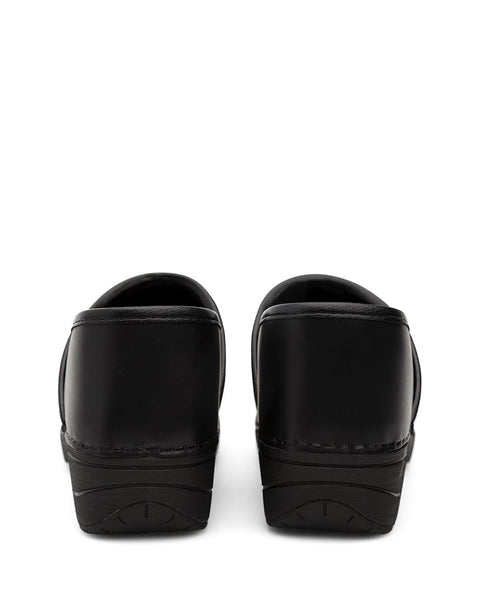 Dansko Women's Wide Width Pro XP 2.0 Clogs in Black Pull Up Leather - Company Store Uniforms