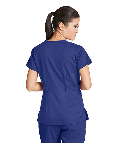 Greys Anatomy 3 Pocket Mock Wrap Top - Company Store Uniforms